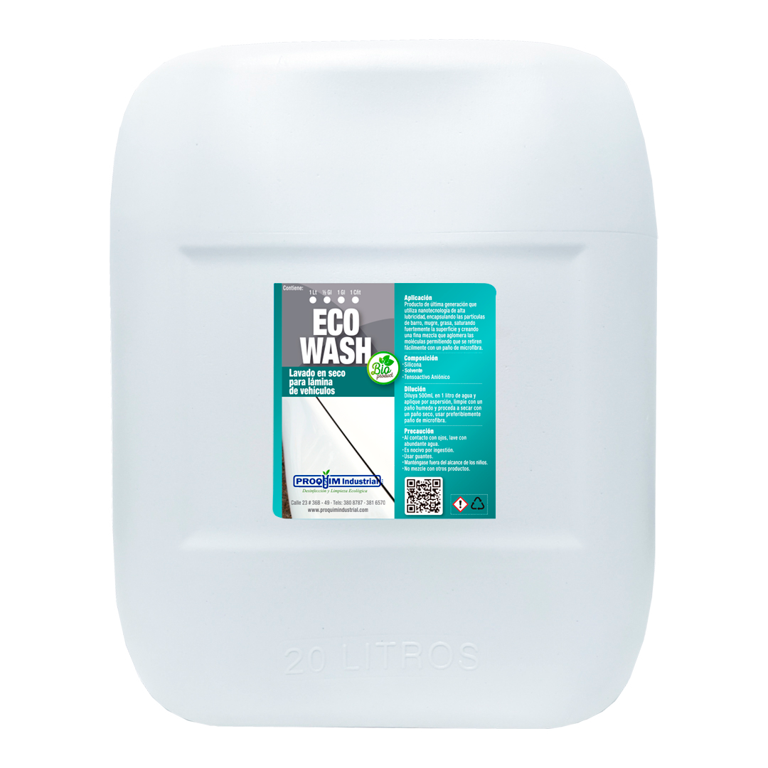 Detergente Lavado en seco Cuñete 20 lt. ECO WASH