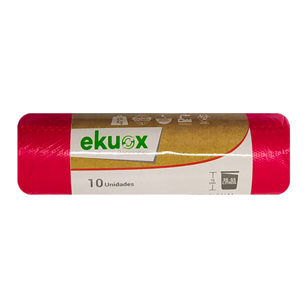 Bolsas plásticas paquete x 10 und de 65 x 90 cm | EUKOX