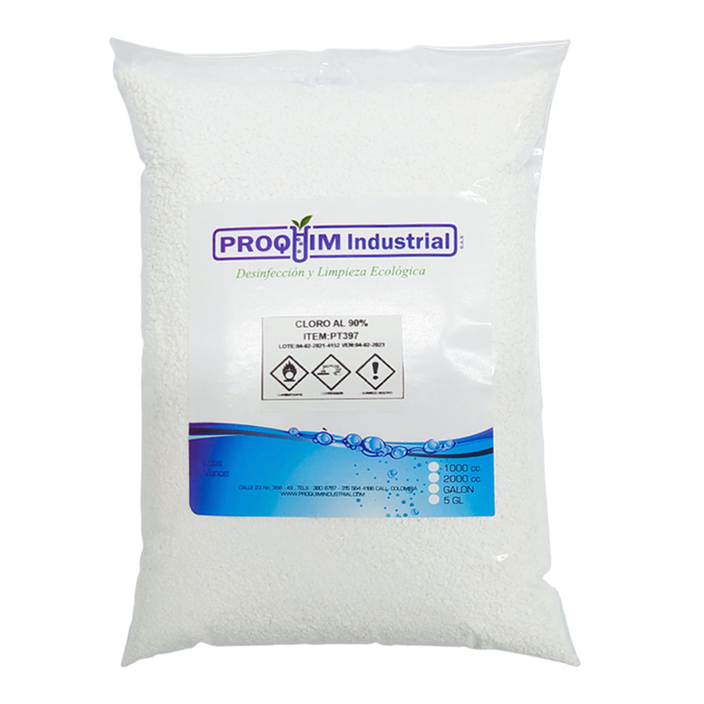 Granulated chlorine at 91% | Proquim