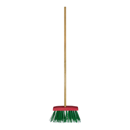 Fiber broom type brush with handle | Proquim