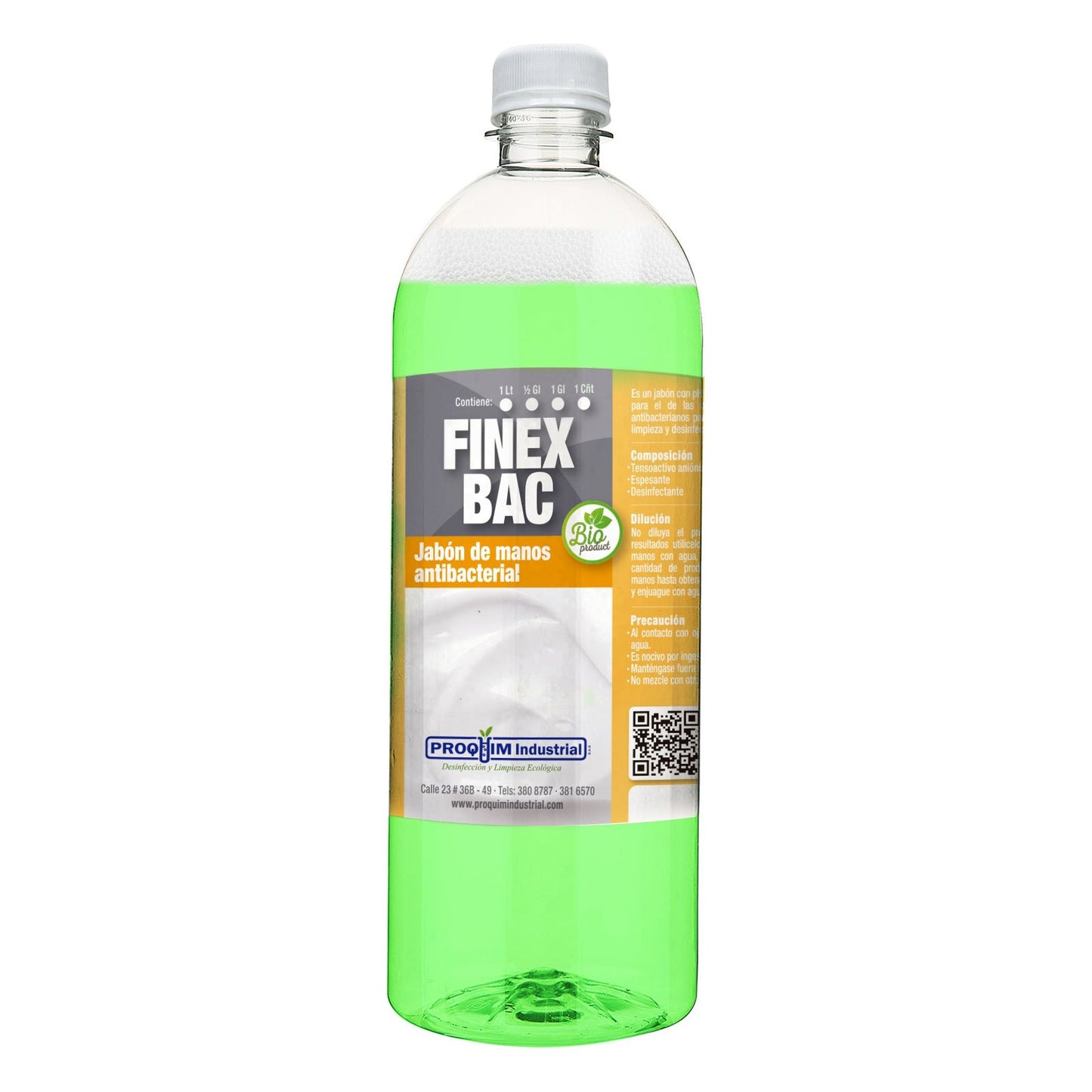 Jabón Líquido de Manos Antibacterial | FINEX BAC