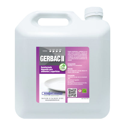 Disinfectant and sanitizing surfaces based on Biguanida | Gerbac II.