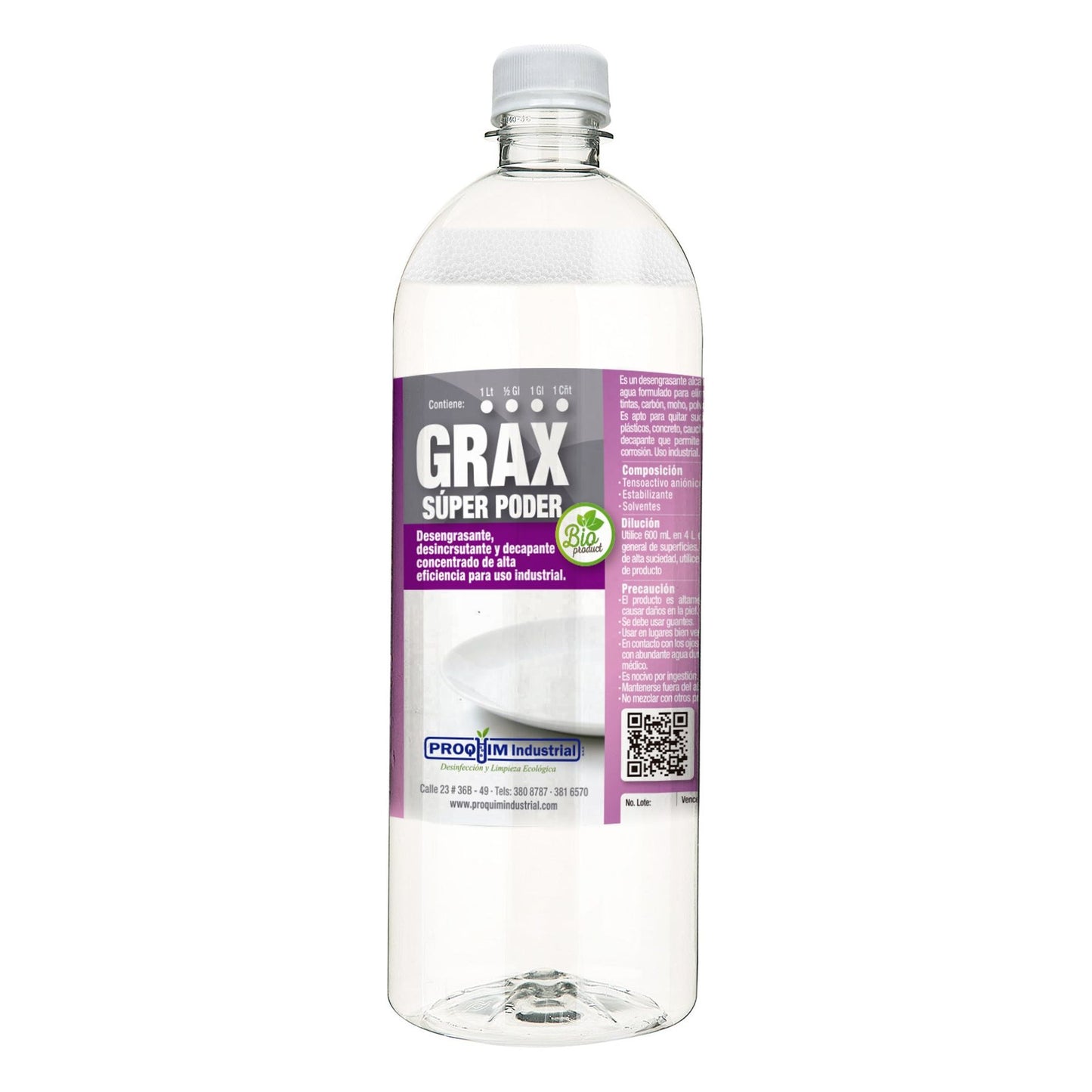 Limpiador desengrasante para todo tipo de superficies | GRAX SÚPER PODER