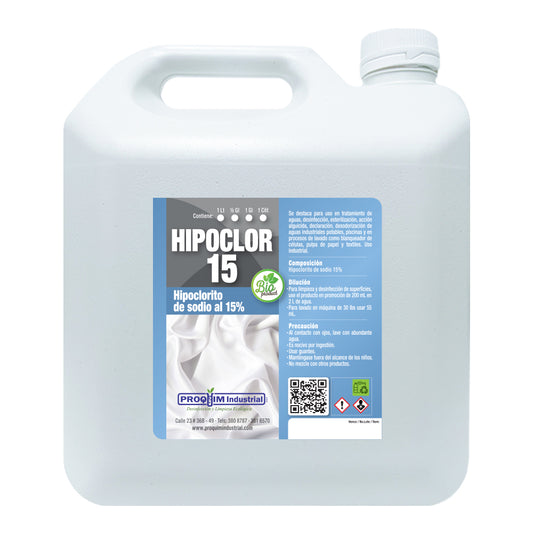 15% sodium hypochlorite | Hipoclor 15.