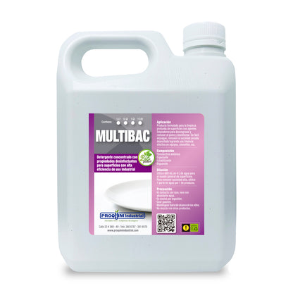 Limpiador multiusos con desinfectante para todo tipo de superficies | MULTIBAC