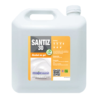 Disinfectant alcohol in gel | Santiz 30.